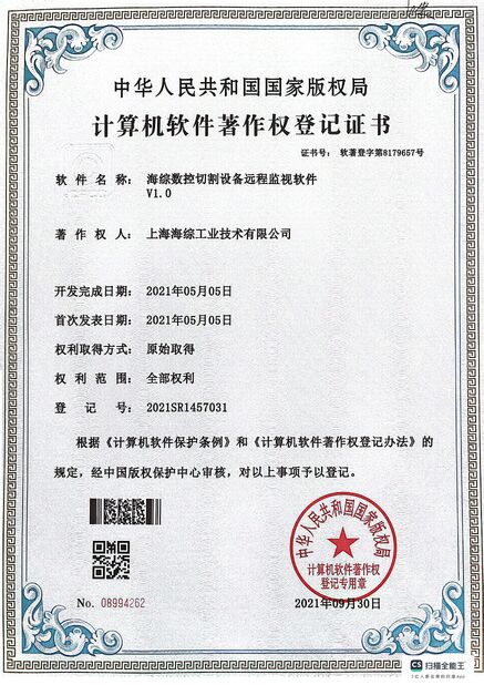 China Hyzont(Shanghai) Industrial Technologies Co.,Ltd. certificaten