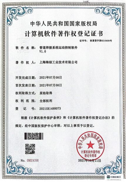 China Hyzont(Shanghai) Industrial Technologies Co.,Ltd. certificaten